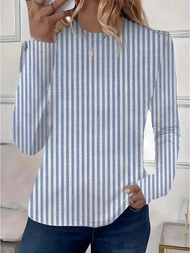 damen-t-shirt-druck-grafik-geometrisch-v-blau-24