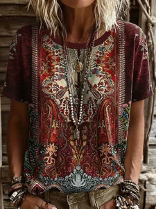 damen-t-shirt-druck-grafik-pflanzen-vint-rote-2