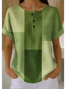 damen-t-shirt-farbblock-druck-grafik-geo-grun-20