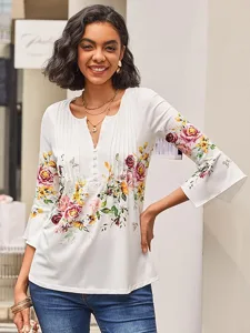 damen-t-shirt-langarm-basic-blumen-knopf-default-5