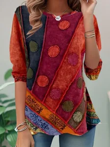 damen-t-shirt-langarm-lassig-druck-regul-rote-13