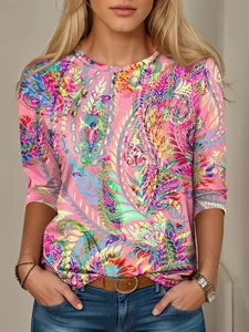 damen-t-shirt-langarm-leger-druck-regula-rosa-1