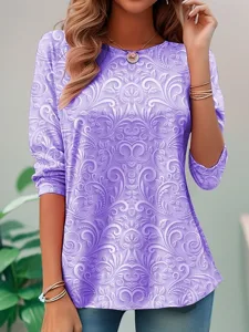 damen-t-shirt-langarm-rundhals-langarm-t-purpur-8