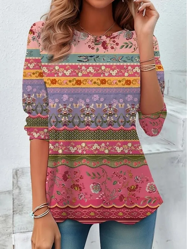 damen-t-shirt-langarm-rundhals-langarm-t-rote-10