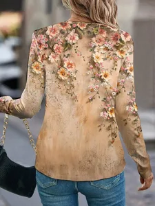 damen-t-shirt-lassiger-print-regelmaige-default-2