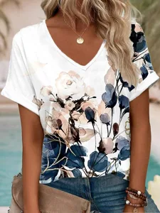 damen-t-shirt-mit-blumenmuster-v-ausschn-blau-1