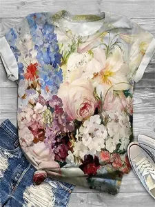 Blumen-T-Shirt
