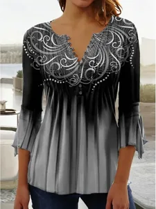 damen-t-shirt-ombre-floral-grafisch-eleg-schwarz-und-grau-10