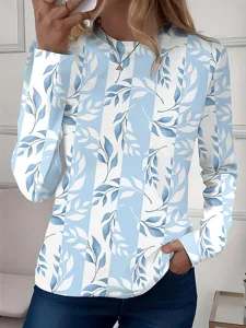 damen-t-shirt-rundhalsausschnitt-langarm-himmelblau-4