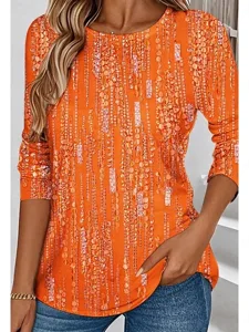 damen-t-shirt-rundhalsausschnitt-langarm-orange-8