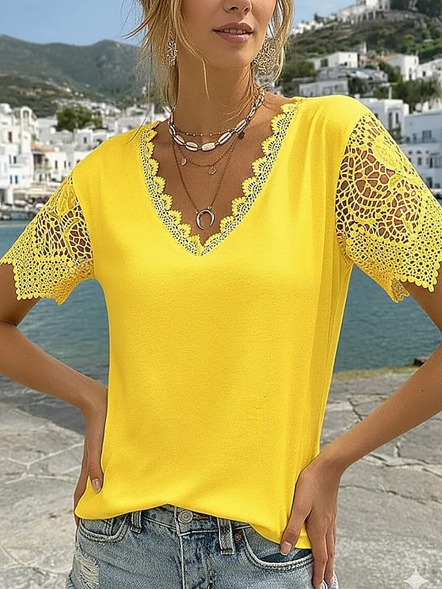 damen-t-shirt-spitzen-t-shirt-t-shirt-sp-gelb-7