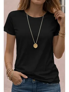 damen-t-shirt-t-shirt-einfarbig-klassisc-schwarz-4