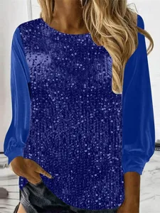 damen-t-shirt-t-shirt-pailletten-patchwo-blau-11