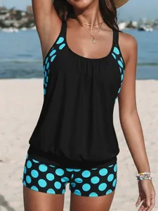 damen-tankini-2-teiliger-badeanzug-hohe-schwarz-3