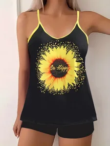 damen-tankini-2-teiliges-badeanzug-palm-gelb-7