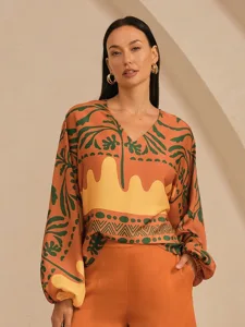 damen-top-satin-khaki-blumen-hawaii-prin-braun-1