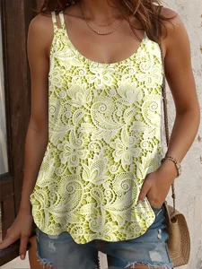 damen-tragertop-floral-graphic-basic-arm-gelb-6