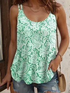 damen-tragertop-floral-graphic-basic-arm-grun-5