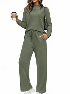 damen-trainingsanzug-hosen-sets-langarm-grun-11