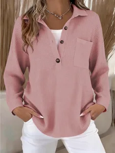 damen-tunika-knopfe-einfarbig-einfach-vi-rosa-14