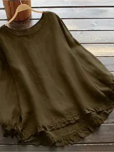 damen-ubergroe-baumwoll-mischung-bluse-r-armeegrun-4