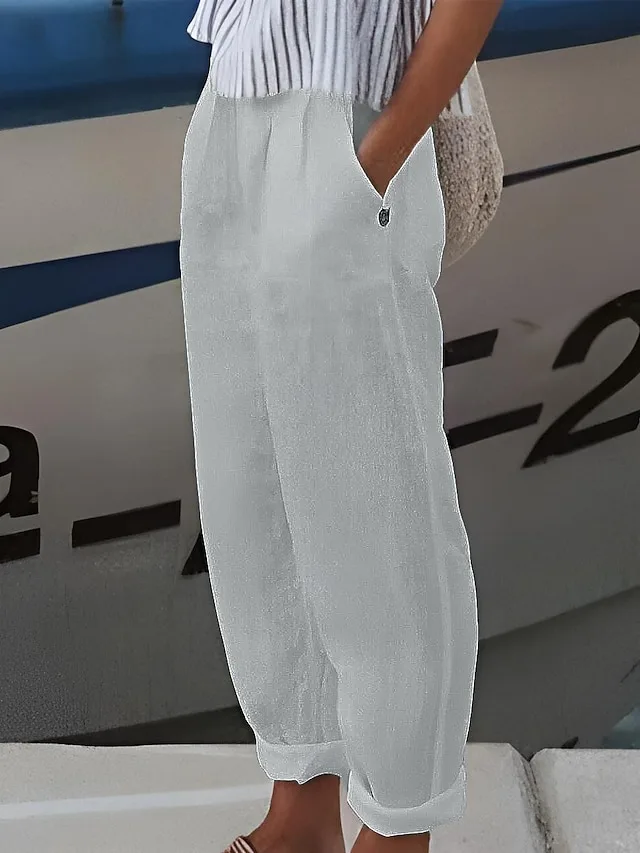 damen-ubergroe-shorts-aus-baumwollleinen-hellgrau-9