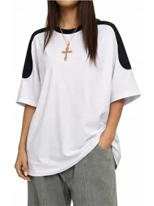 damen-ubergroe-t-shirt-sport-t-shirt-far-wei-1