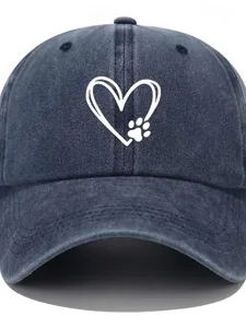 damen-unisex-baseballkappe-mit-herz-pfot-marineblau-3