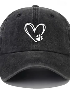 damen-unisex-baseballkappe-mit-herz-pfot-schwarz-2