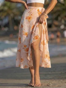 damen-urlaubsrock-lassig-midi-mittlere-t-champagner-7