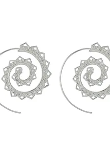 damen-vintage-strae-blume-ohrring-silber-4198-6