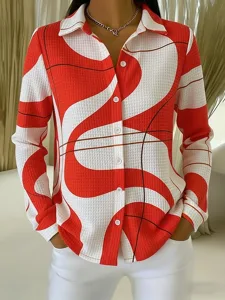 damen-waffelhemd-bluse-knopfe-druck-blum-rote-7