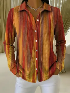 Streifen- und geometrische Blusen