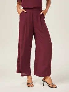 damen-weiblich-lose-weite-hosenbeine-vol-burgunderrot-1
