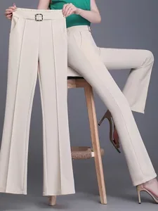 damen-weites-bein-anzughose-hosen-hose-m-aprikose-3