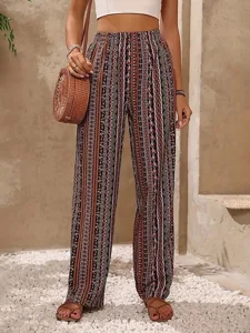 damen-weites-bein-boho-hose-chinos-skort-rote-23