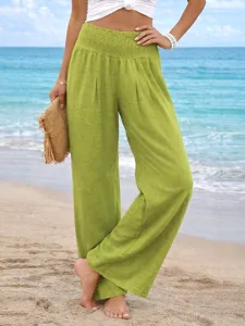 damen-weites-bein-chinos-urlaub-mode-str-apfel-grun-12