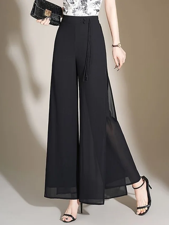 damen-weites-bein-chinos-urlaub-mode-str-schwarz-1