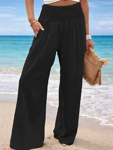 damen-weites-bein-chinos-urlaub-mode-str-schwarz-7