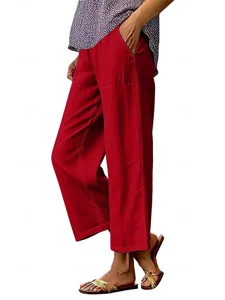 damen-weites-bein-hose-freizeithose-urla-rote-10