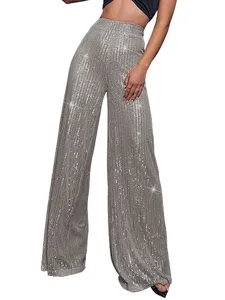 damen-weites-bein-hosen-hose-glitzernde-grau-17