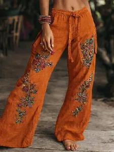 damen-weites-bein-hosen-hose-palazzo-hos-orange-13