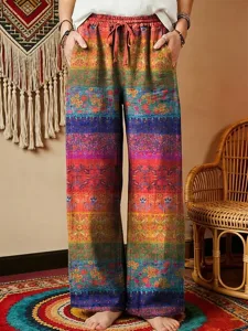 damen-weites-bein-hosen-hose-urlaub-lass-purpur-2