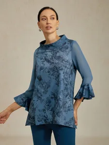 damenbluse-grau-blau-geblumt-stehkragen-default-6