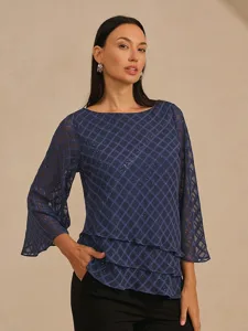 damenbluse-rundhalsausschnitt-strukturie-marineblau-1
