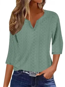 damenbluse-stilvoll-modern-ausgehohlt-3-grun-5