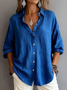 damenblusen-aus-100-baumwolle-einfarbig-blau-7