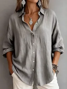 damenblusen-aus-100-baumwolle-einfarbig-grau-5