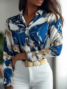 damenshirt-langarm-button-down-bluse-mar-blau-7