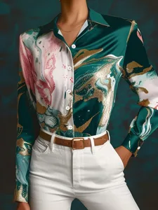 damenshirt-langarm-button-down-bluse-mar-grun-10